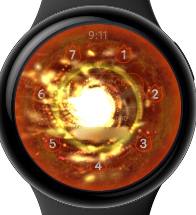 CosNFX firing the Pyromancer identity's effect on a real watch